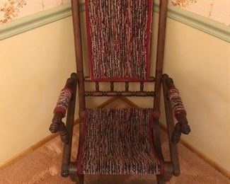 Ornate Appalachian style rocker 