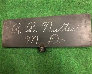 This is awesome ! According to the family, Dr. Nutter was the company physician at GE.  It’s cast iron.Any GE guys/gals out there?