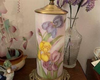 Beautifully painted accent lamp