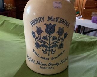 Henry McKenna Bourbon jug