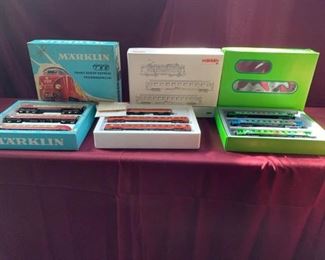 3 Amazing Marklin Train Sets HO Scale