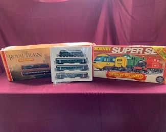 Bundle of 3 Collectible Train Sets HO and OO scale
