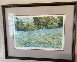 Charles Beckendorff hand water colored print 154/500.
$250