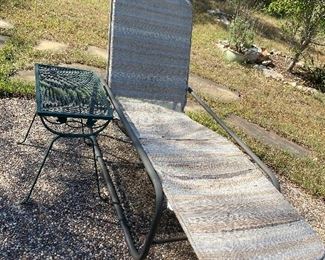 Small metal side table $25
Lounger $35