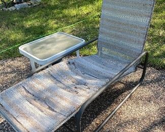 White table $15
Lounger as is with tears $20