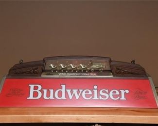 6. Budweiser Pool Table Pendant Light