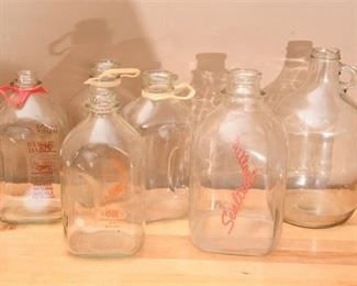 27. Group Lot Of Vintage Milk Bottles