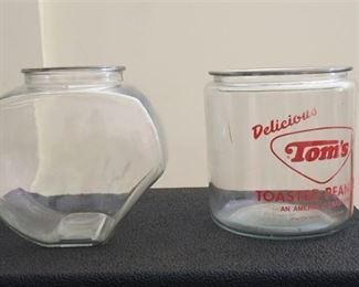 91. Two 2 Glass Jars