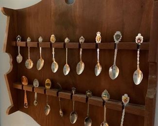 spoon collection and holder