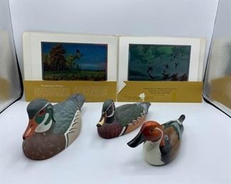 Wooden Ducks & Wilderness Wings Color Etching Artwork https://ctbids.com/#!/description/share/396736