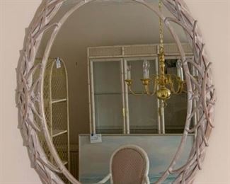Carolina Mirror Company Oval Shaped Wall Mirror https://ctbids.com/#!/description/share/396735