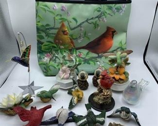Collectible Bird Figurines/Bag/Music/Window Birds https://ctbids.com/#!/description/share/396784