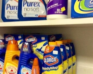 Cleaning supplies galore