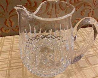 Waterford crystal Lismore pitcher 6.5” H $30.