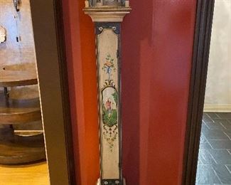 Colonial of Zeeland Clock with key. 71.5”H x 9”W.  $125.