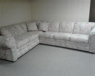 2 piece Sleeper Sectional Sofa, Sealy Furniture.  94 long and 80 long.  $50.  B7