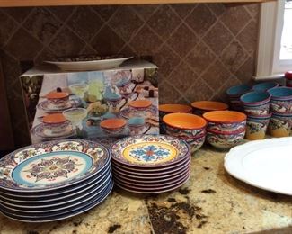 12 PLACE SETTING OF EURO CERAMICA CHINA