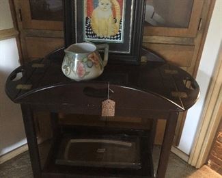 drop leaf table on wheels 