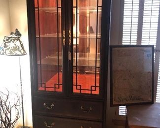 drexel curio-lighted- have 2 matching  