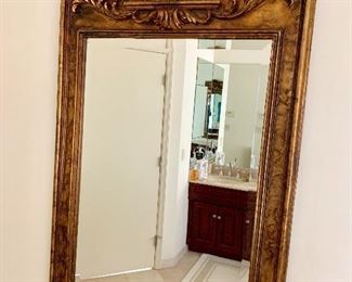Bronze Color Marbled, Decorative Wood Mirror, $175