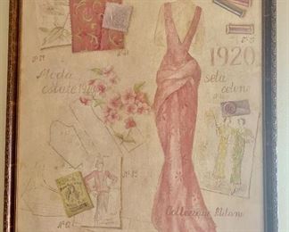 French Print, Fred Villaverde, 26"w x 34"h  $200