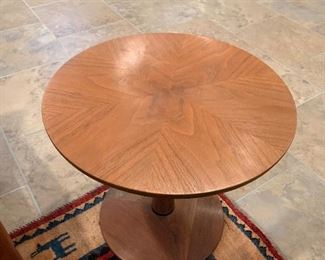 Kipp Stewart for Declaration by Drexel walnut table (22”W x 21”H) - $1,500 or best offer