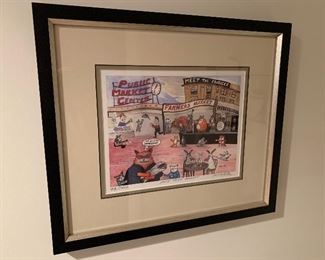 Frank Coble “Pike Place Market” (16”W x 14”H) - $150 or best offer
