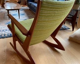 Holgar Georg Jensen teak rocker (25”W x 22”D x 30”H) - $2,200 or best offer - NOT ELIGIBLE FOR 50% OFF