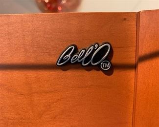 Bell’o cherry wood modular media unit (3 pieces) (27”W x 22”D x 60”H) (45”W x 22”D x 24”H) - $900 or best offer