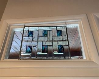 Custom stained glass (18”W x 16”H) - $300 or best offer