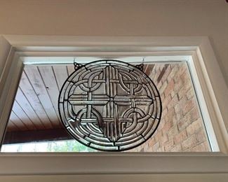 Custom stained glass (20”W) - $300 or best offer