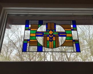 Custom stained glass (18”W x 24”H) - $375 or best offer
