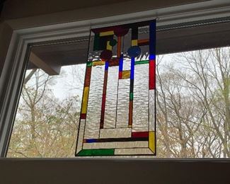 Custom stained glass (12”W x 24”H) - $400 or best offer
