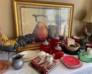 Nice framed "fruit" picture.