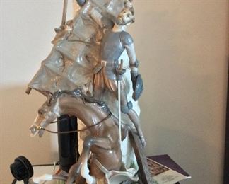 Lladro "Don Quixote and the Windmill"