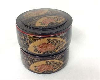 Stacking Lidded Bowls, 6 1/2" diameter.