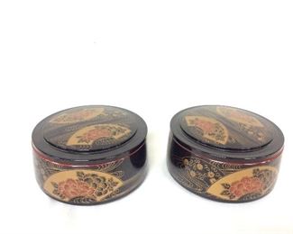 Stacking Lidded Bowls, 6 1/2" diameter.