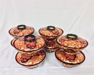 8 Rice Bowls, 7 1/2" diameter.