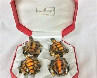 Hans Turnwald Signature Collection Turtle Napkin Rings.