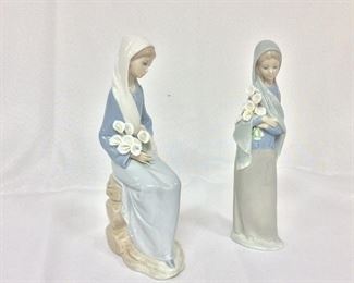 Lladro, 9 1/2" tallest.