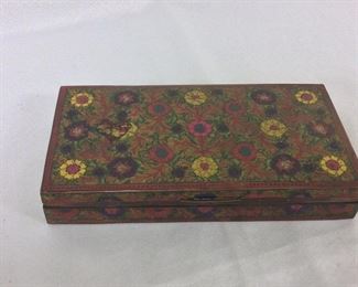 Metal Box with Two Ash Trays, France.