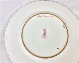 Royal Doulton England, Tiffany & Company, New York, Antique "Rocky Mountain Trout" Plate.