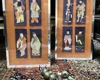 Antique Chinese Paper Dolls.