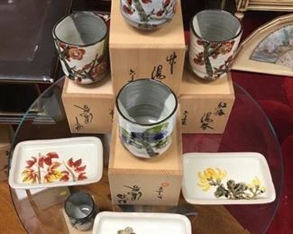 Shoji Hamada Style Tea Sets.