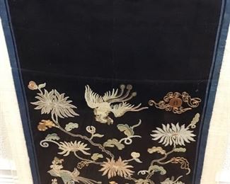 Antique Chinese Embroidery Silk