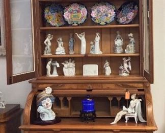 Antique Victorian Cylinder Desk.