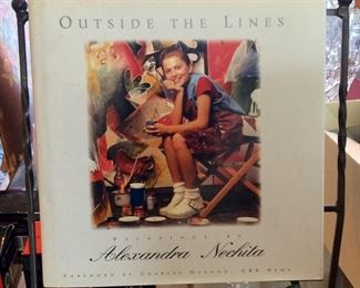Outside The Lines: Paintings of Alexandra Nechita, Longstreet Press, 1996, First Printing, ISBN 1563523078.