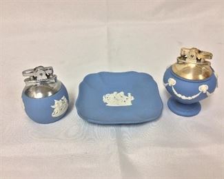Wedgwood Lighters and Tray.