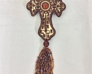Cross Tassle, 10" L.