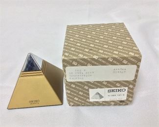 Seiko Pyramid Clock.